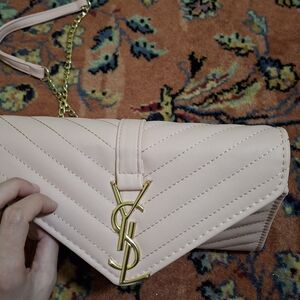 Yves Saint Laurent Pink Quilted Bag